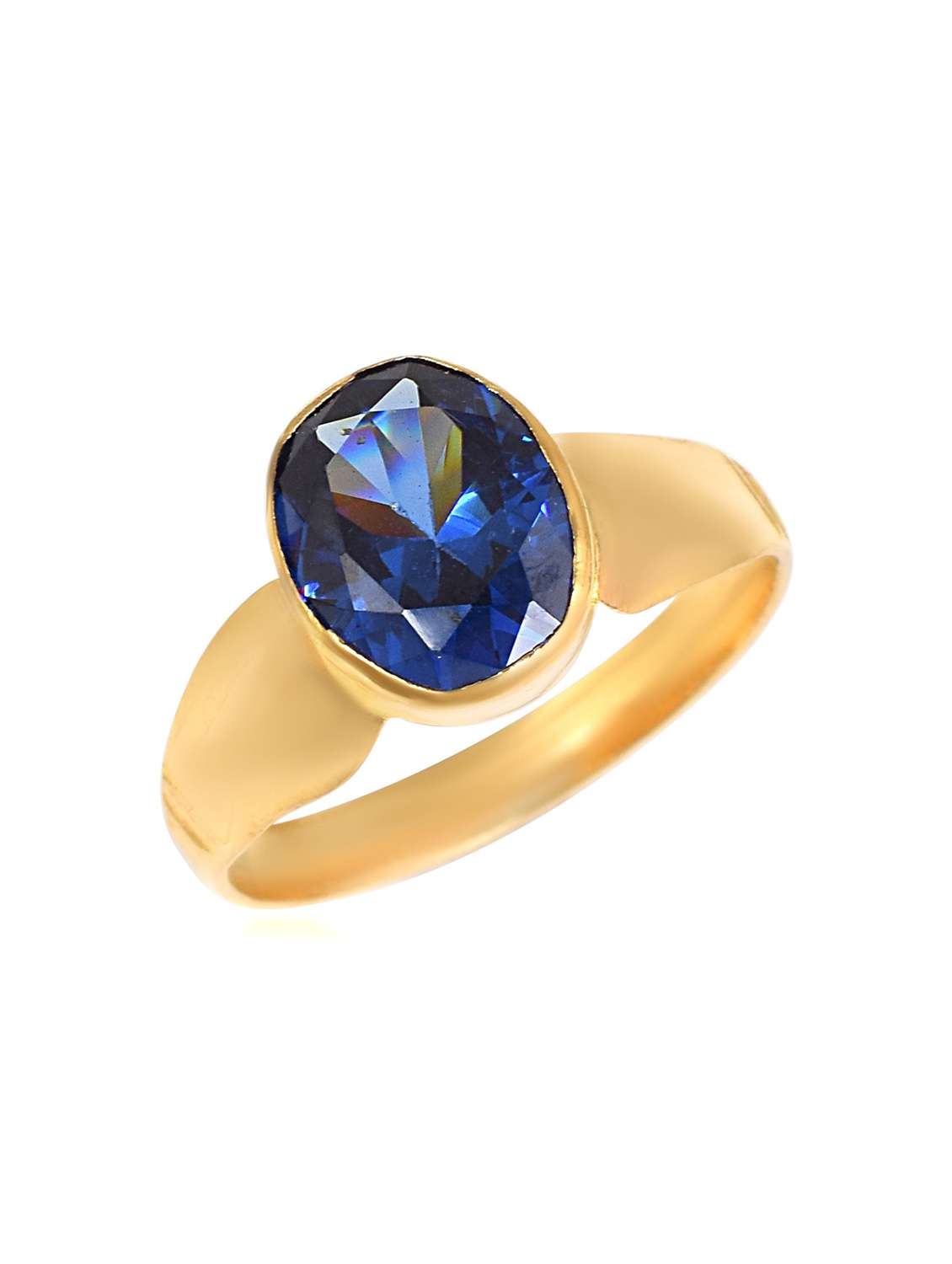 gold pleated finger ring