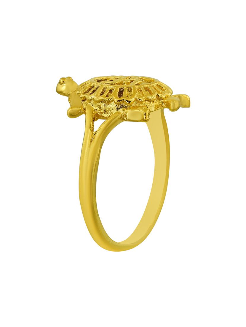 gold brass finger ring - 18537127 - Standard Image - 2