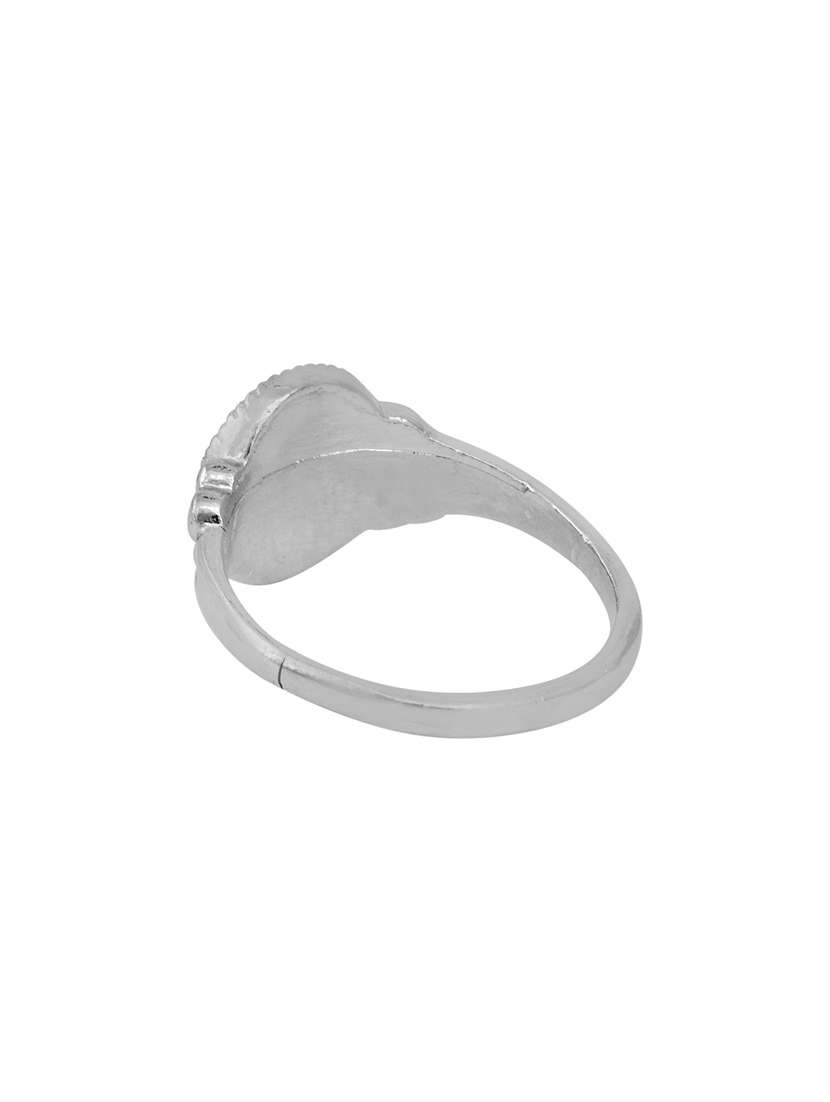silver plated finger ring - 18537160 -  Standard Image - 2