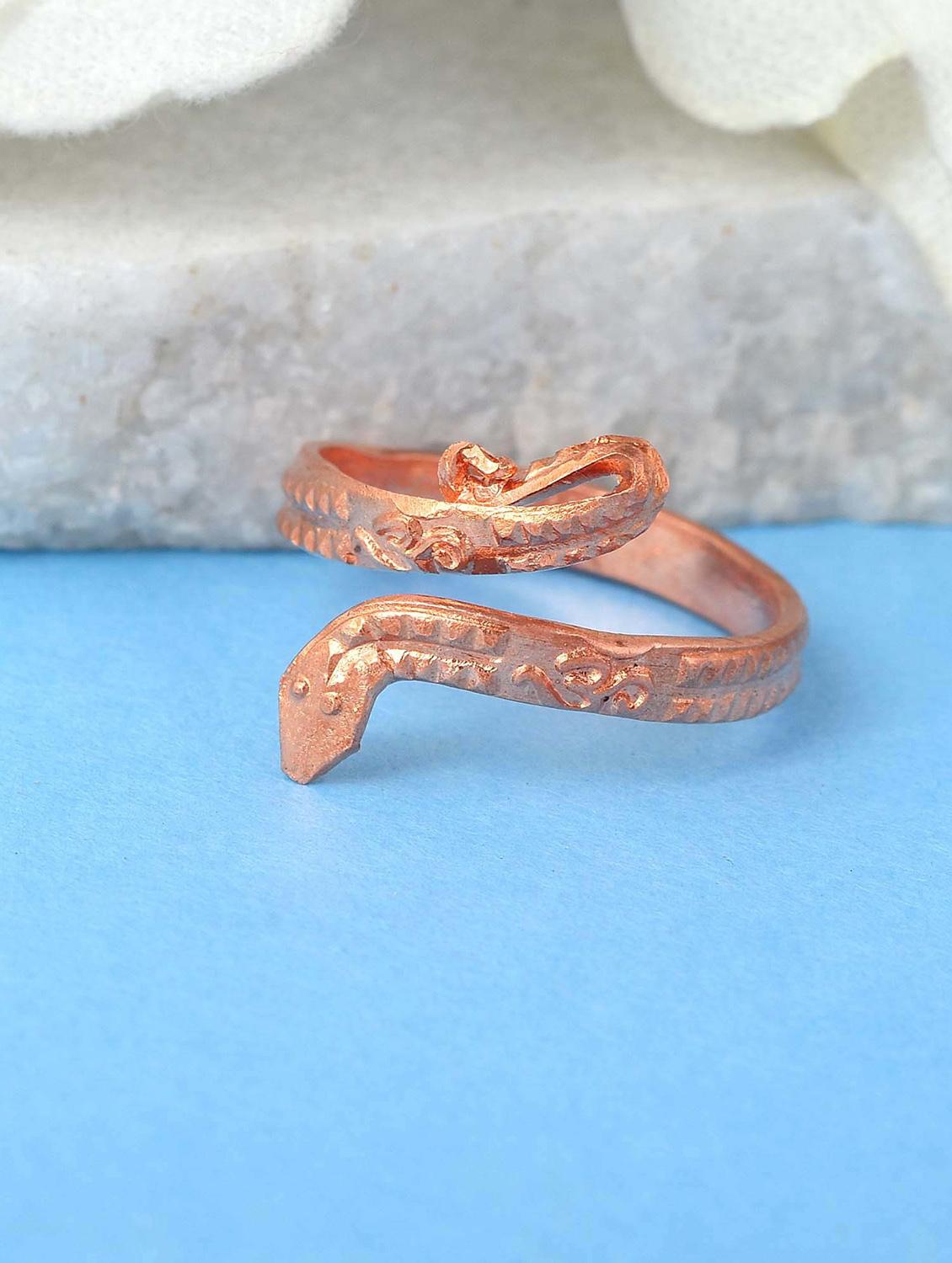 copper metal finger ring - 18537206 - Standard Image - 2