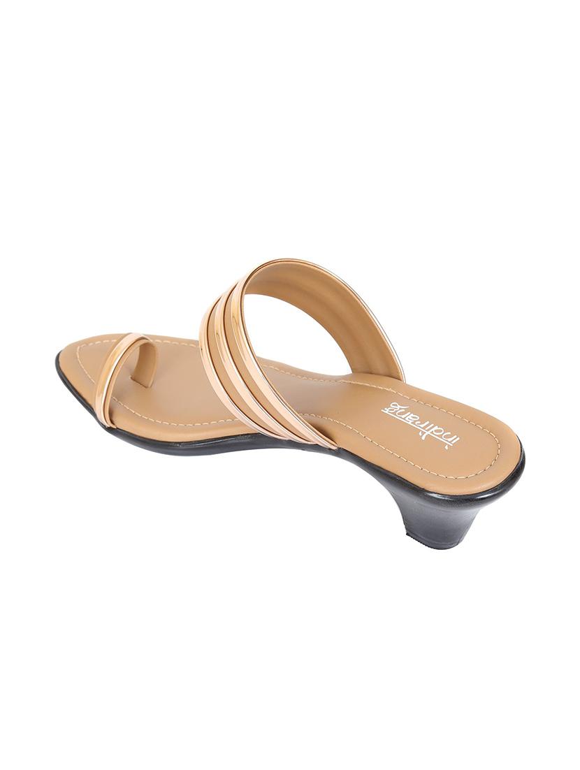 women beige one toe sandal - 18537262 - Standard Image - 2