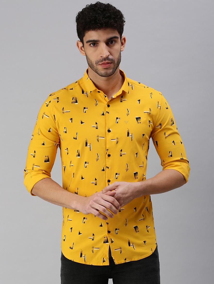 mens printed casual shirt - 18537355 - Zoom Image - 0