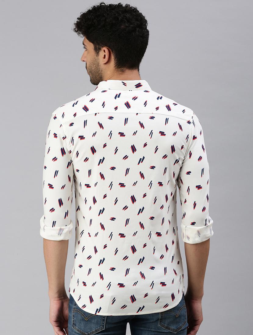 mens printed casual shirt - 18537358 - Standard Image - 2