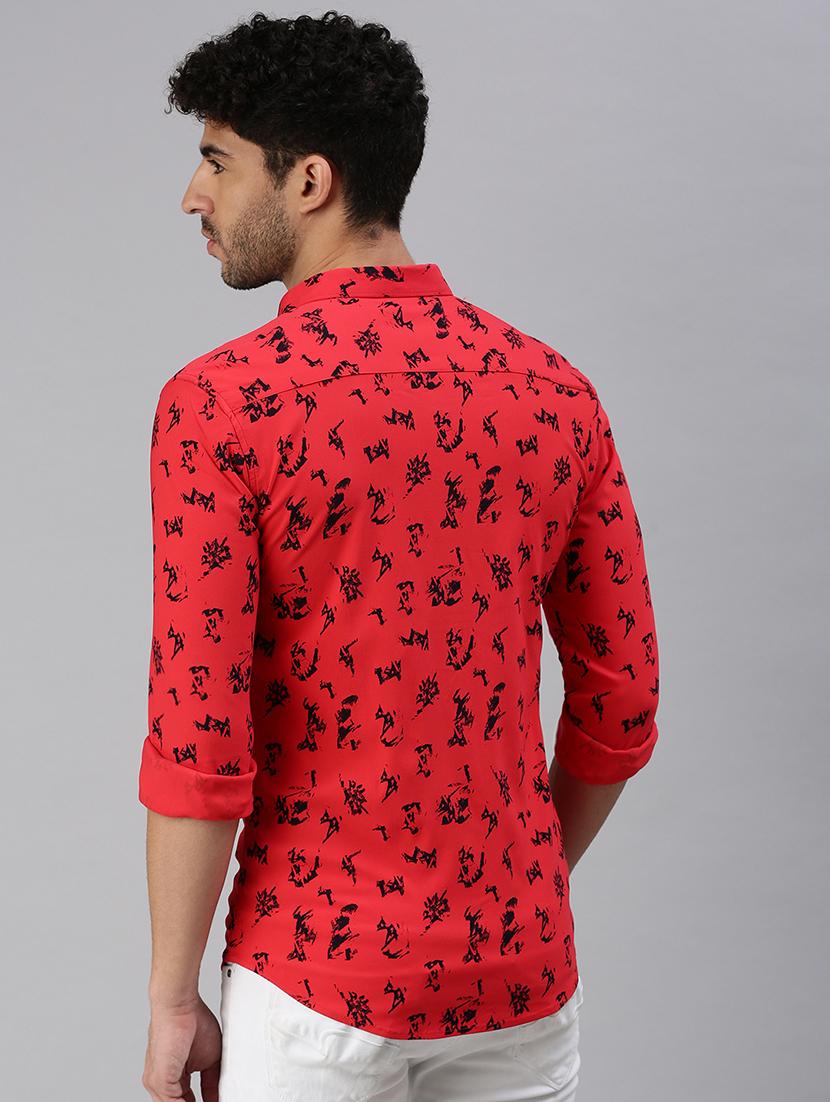 mens printed casual shirt - 18537366 - Standard Image - 2