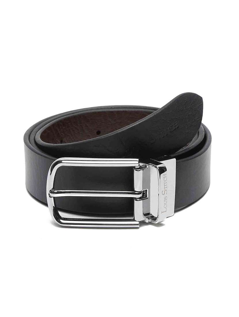 chrome leather belt