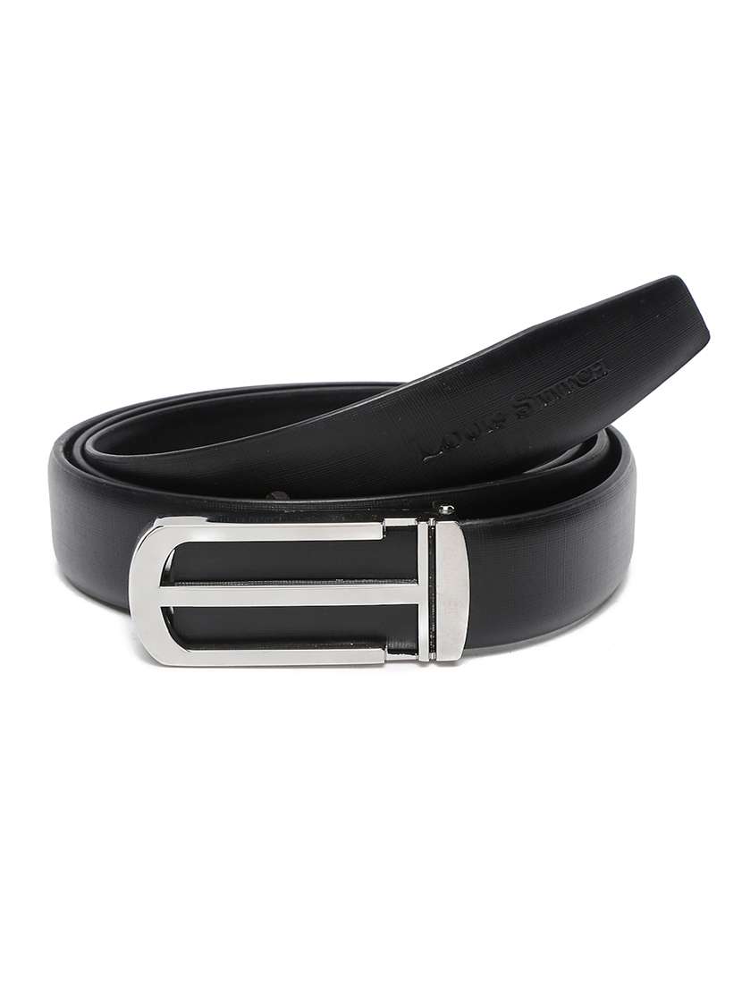  chrome leather belt
