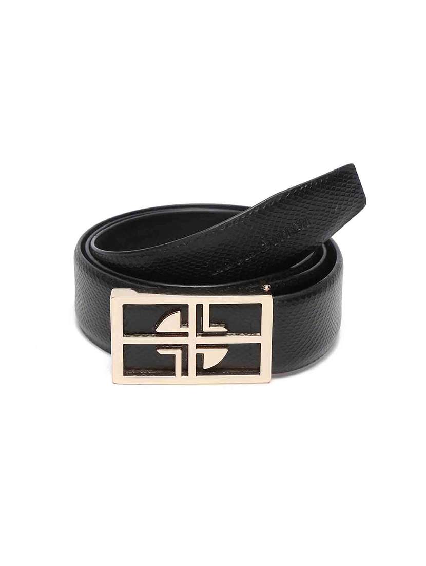 golden leather belt