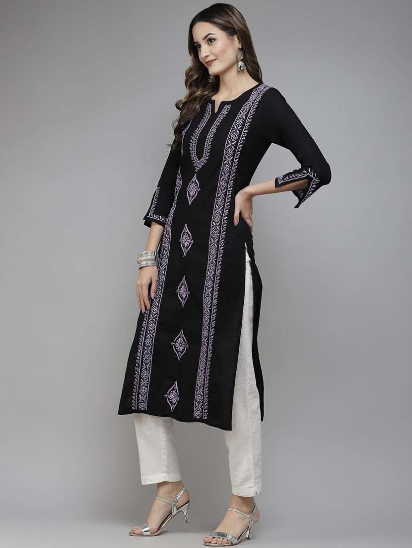women's straight kurta - 18538291 -  Standard Image - 2