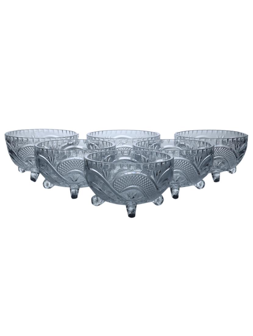 ceradeco lined  shaped serving bowl set of 6