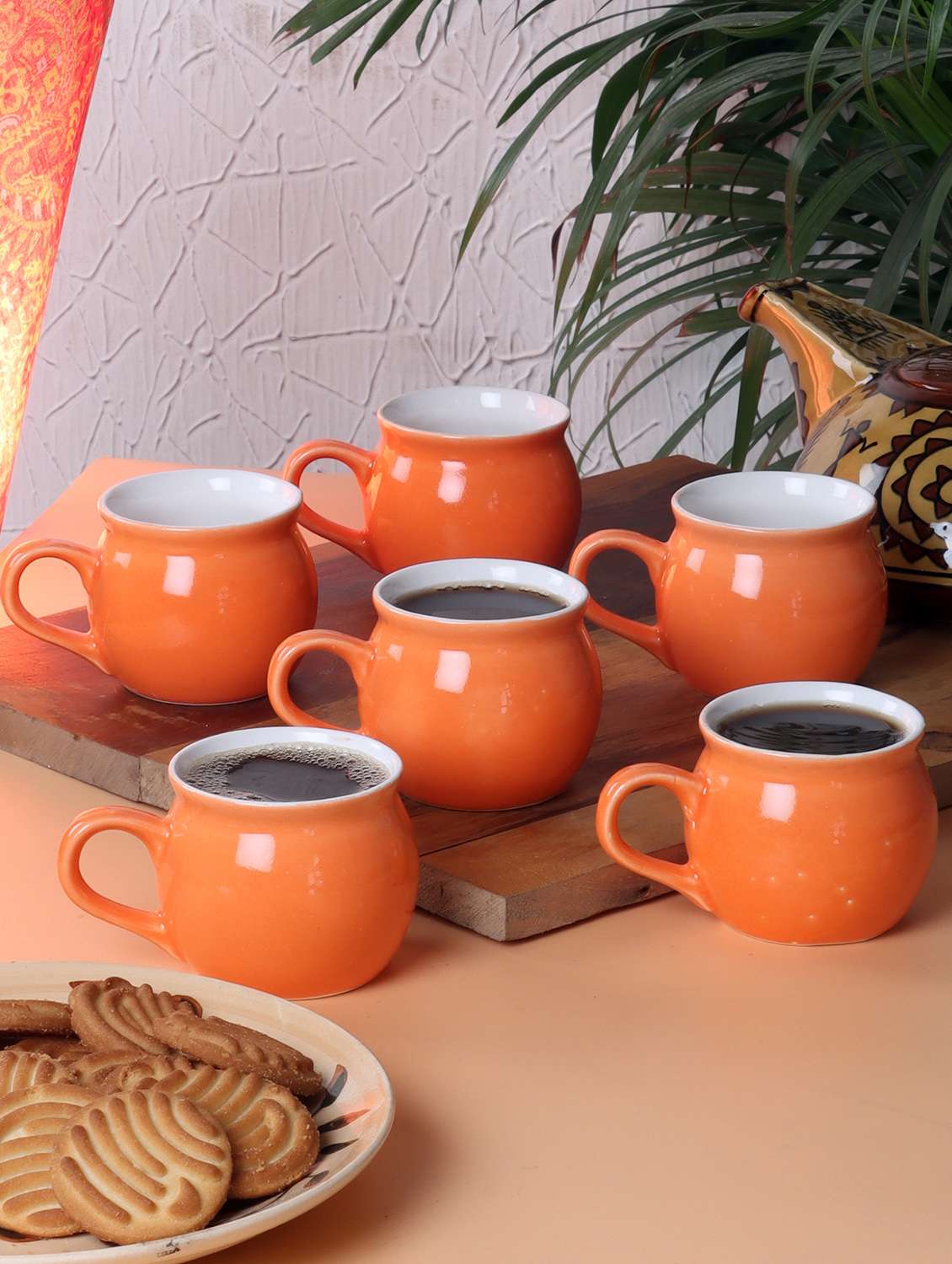 cdi dholak shaped tea/coffee cups set of 6