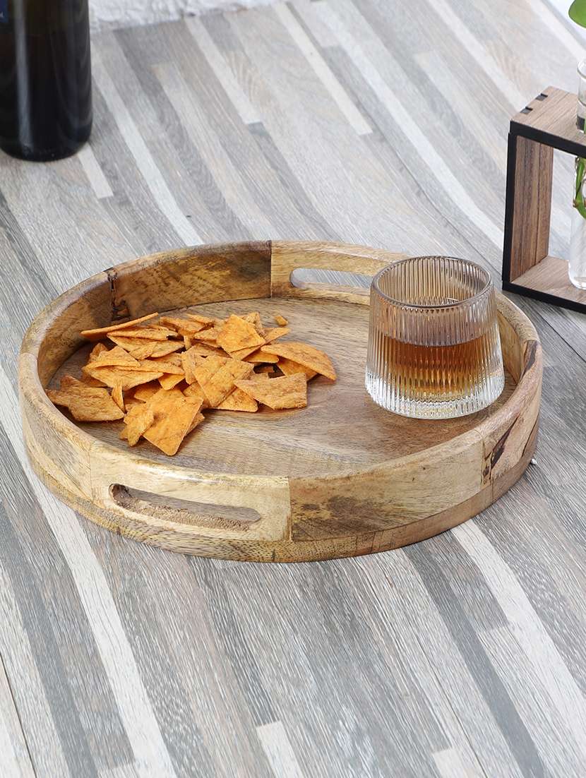 cdi brown wooden serving trays