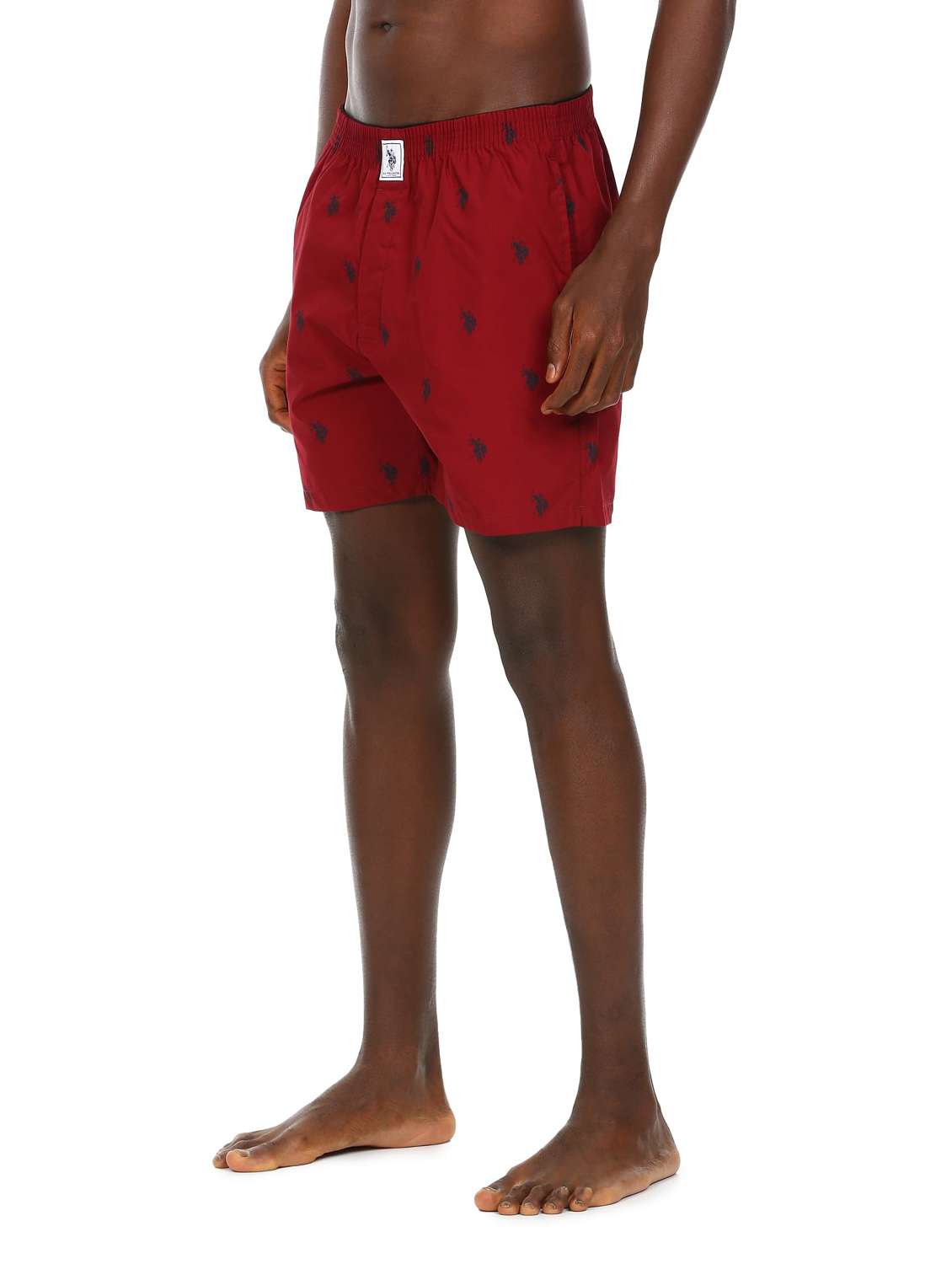 mid rise printed short