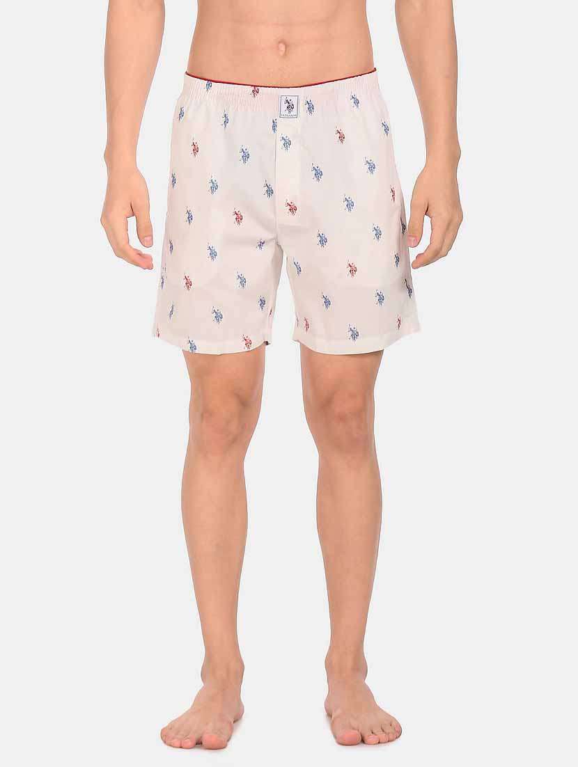 mid rise printed short