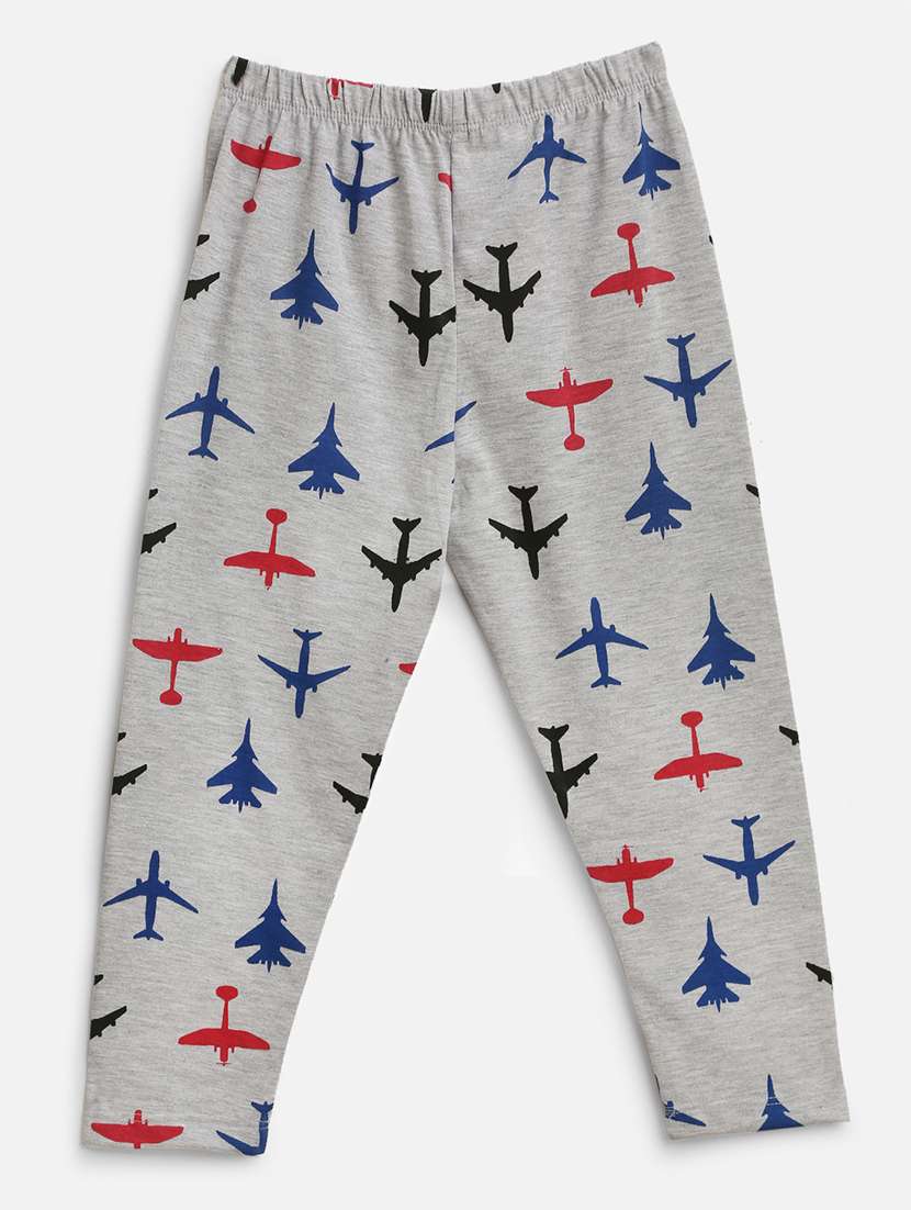 boys printed nightwear pyjama set - 18544814 -  Standard Image - 2