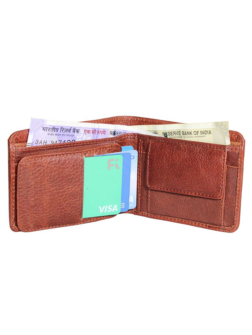 brown leather wallet - 18546429 - Standard Image - 2