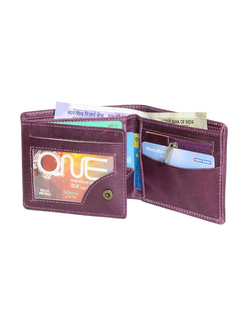 purple leather wallet - 18546433 -  Standard Image - 2