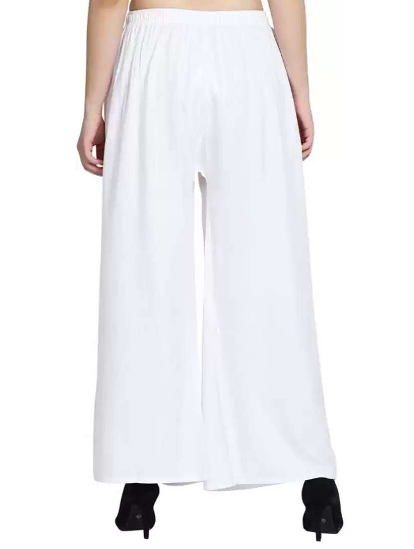 pack of 2 solid flared palazzos - 18546453 -  Standard Image - 2