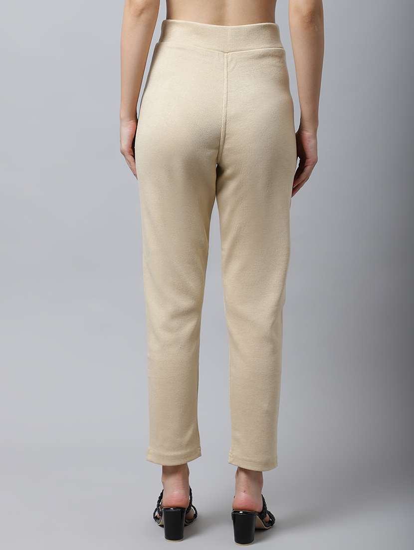 pack of 2 solid woolen leggings - 18546829 - Standard Image - 2