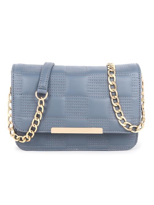 blue quilted regular sling bag - 18546937 -  Standard Image - 0