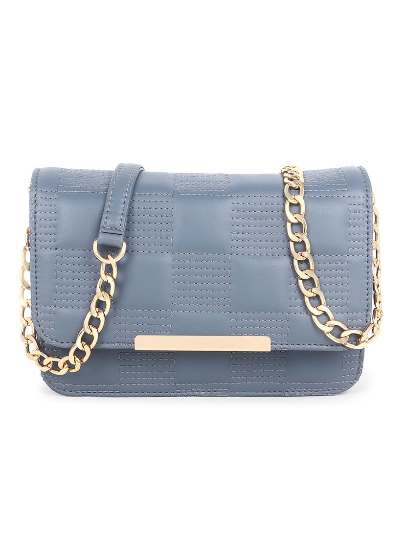 blue quilted regular sling bag - 18546937 -  Zoom Image - 0