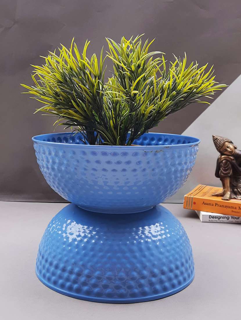 color palette double bowl planter