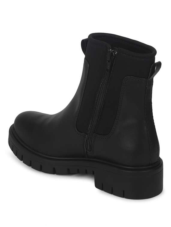 women solid ankle boots - 18547965 - Standard Image - 2
