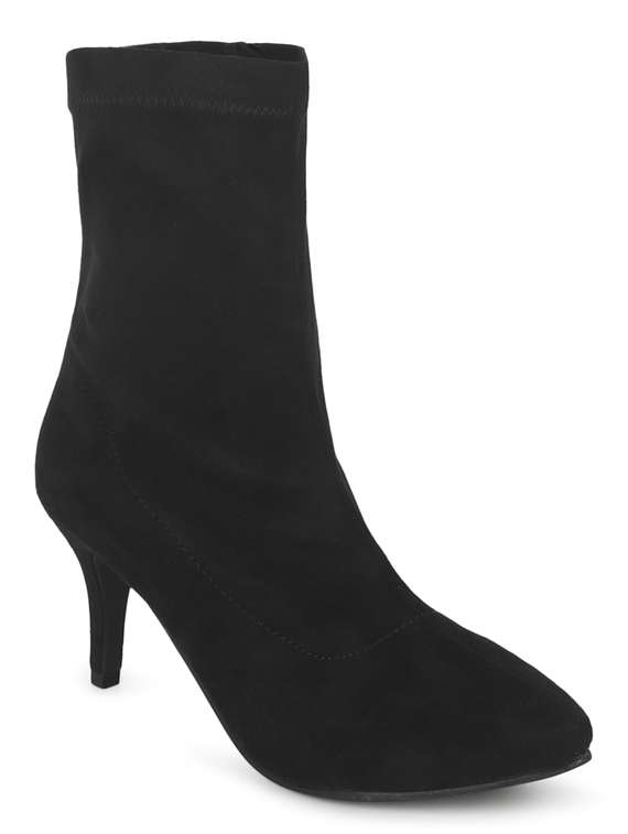 women solid ankle boots