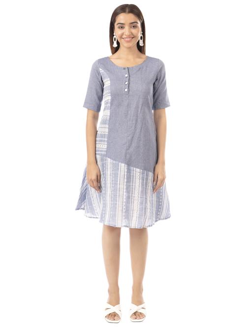 women's shift color block dress - 18548048 - Standard Image - 0