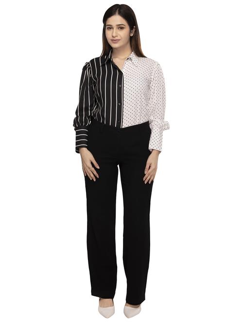 color block printed regular shirt - 18548071 - Standard Image - 0