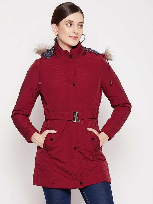 long sleeved solid quilted & padded jacket - 18548452 -  Standard Image - 0