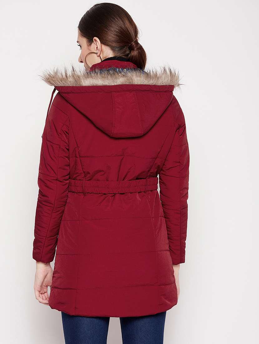 long sleeved solid quilted & padded jacket - 18548452 -  Standard Image - 2