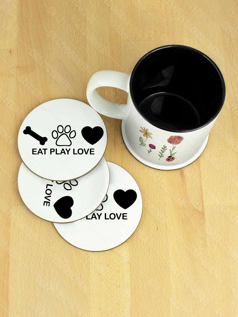 printed coaster set