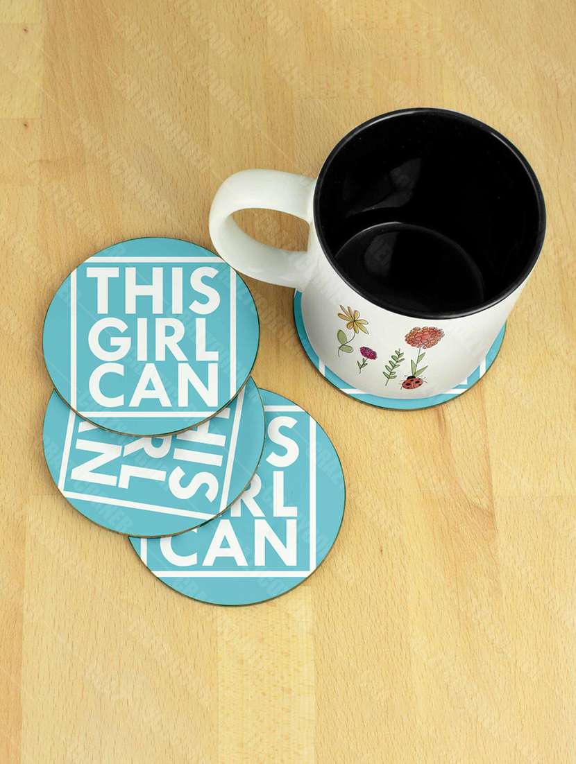 printed coaster set