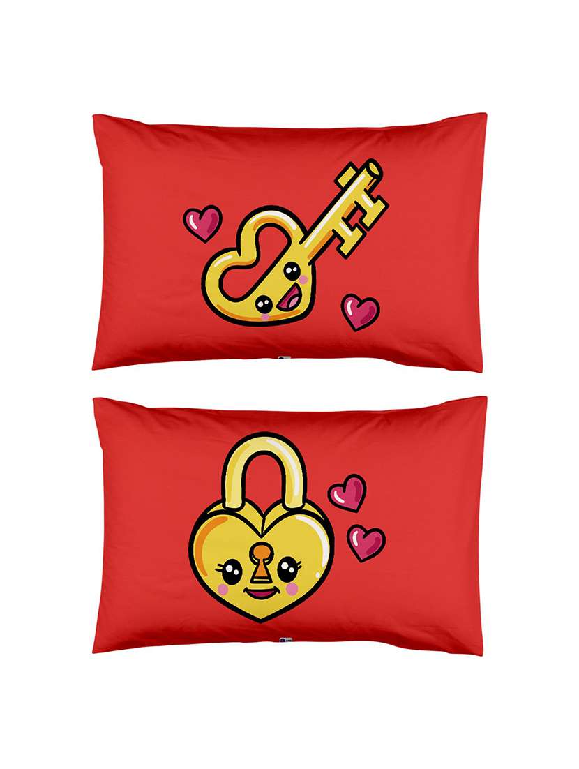 pack of 2 printed pillow cover