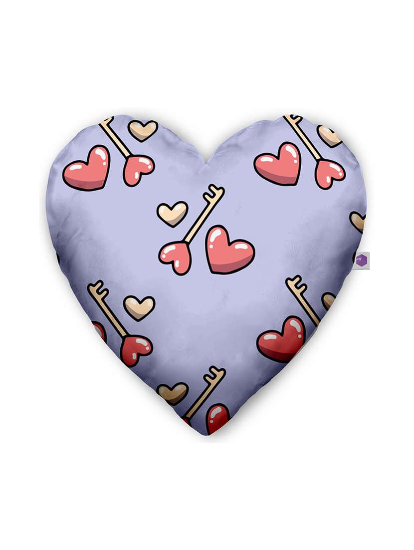 love keys heart pillows soft & lovely gift for valentines day/birthday/anniversary - heart shape cushion