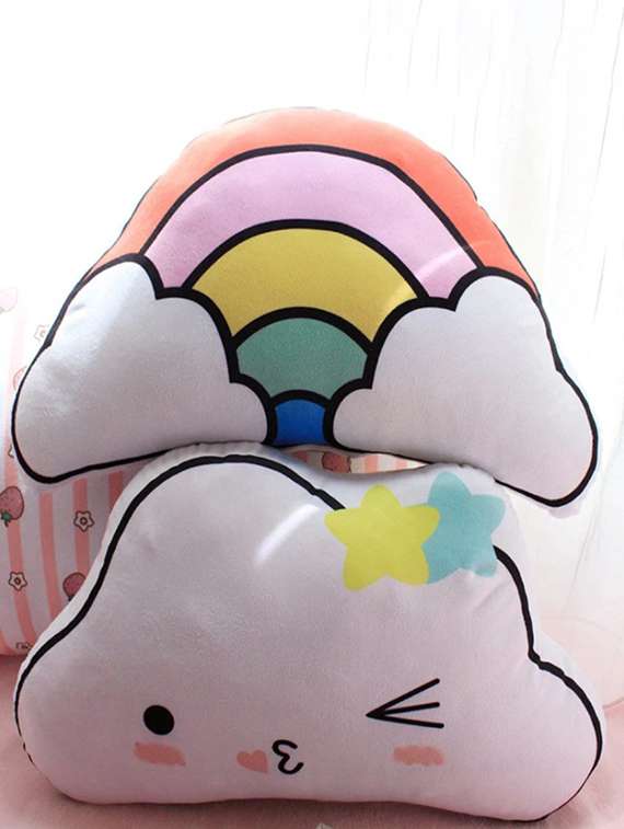 crazy corner cartoon shaped pillow for kids