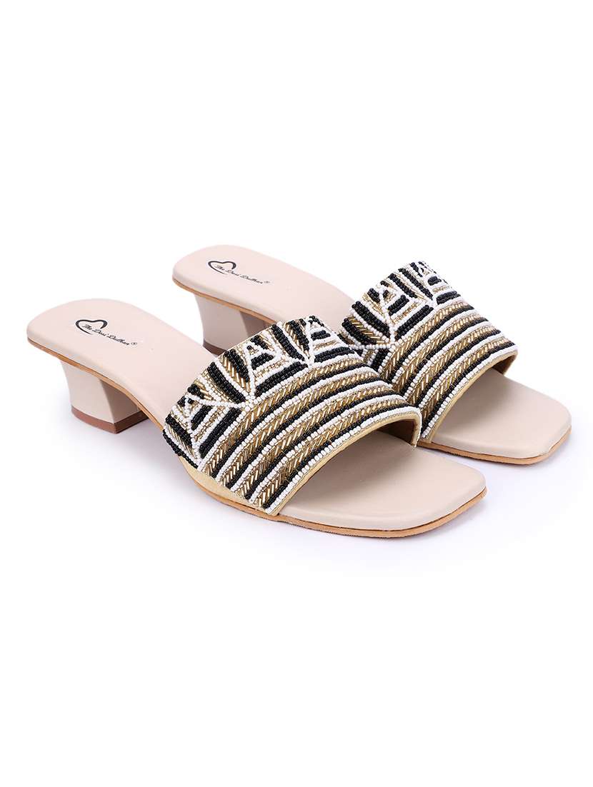 women embellished mules sandal