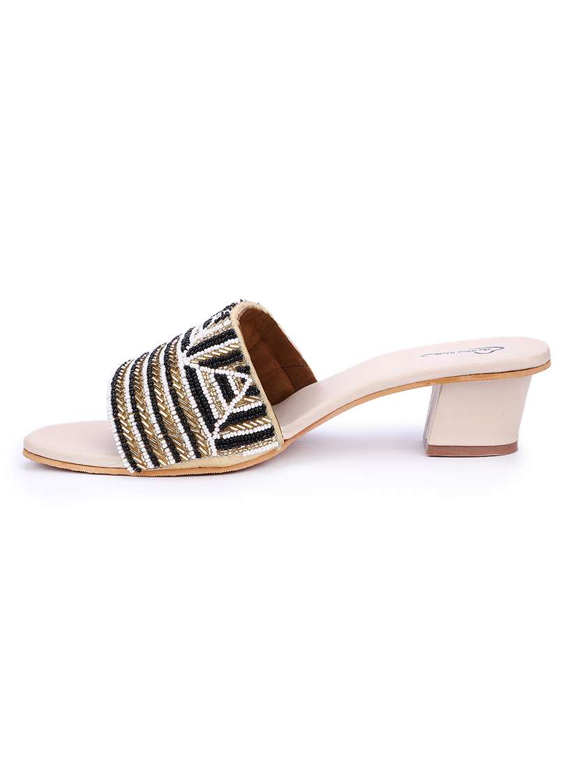 women embellished mules sandal - 18559851 -  Standard Image - 2