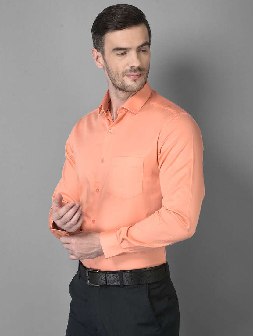 mens solids formal shirt - 18559977 - Standard Image - 2