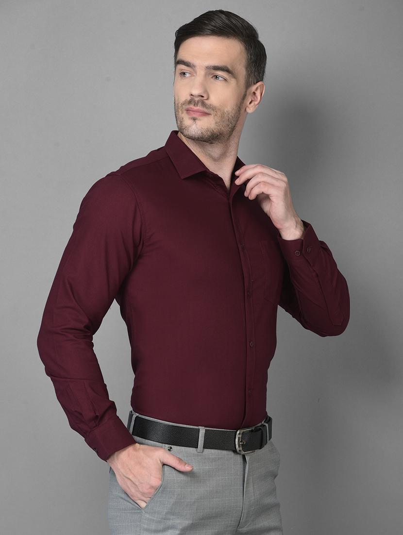mens solids formal shirt - 18559988 - Standard Image - 2