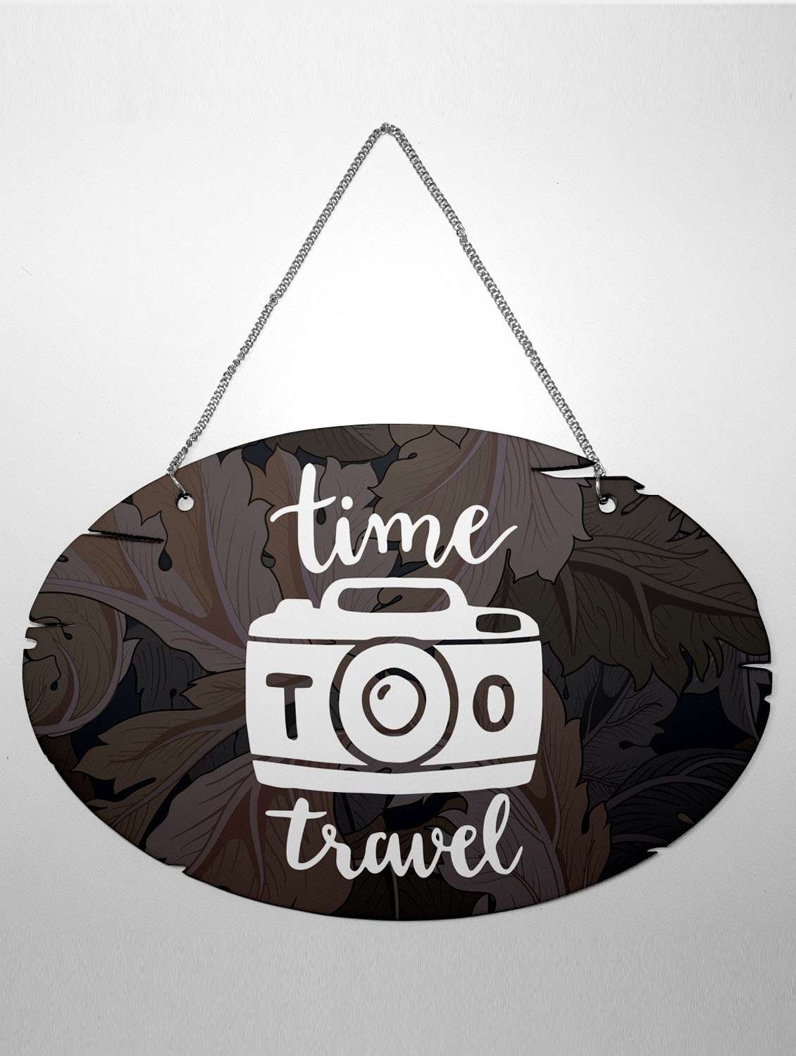 bloggers are born in august printed wall hanging board birthday gift (oval shape)|