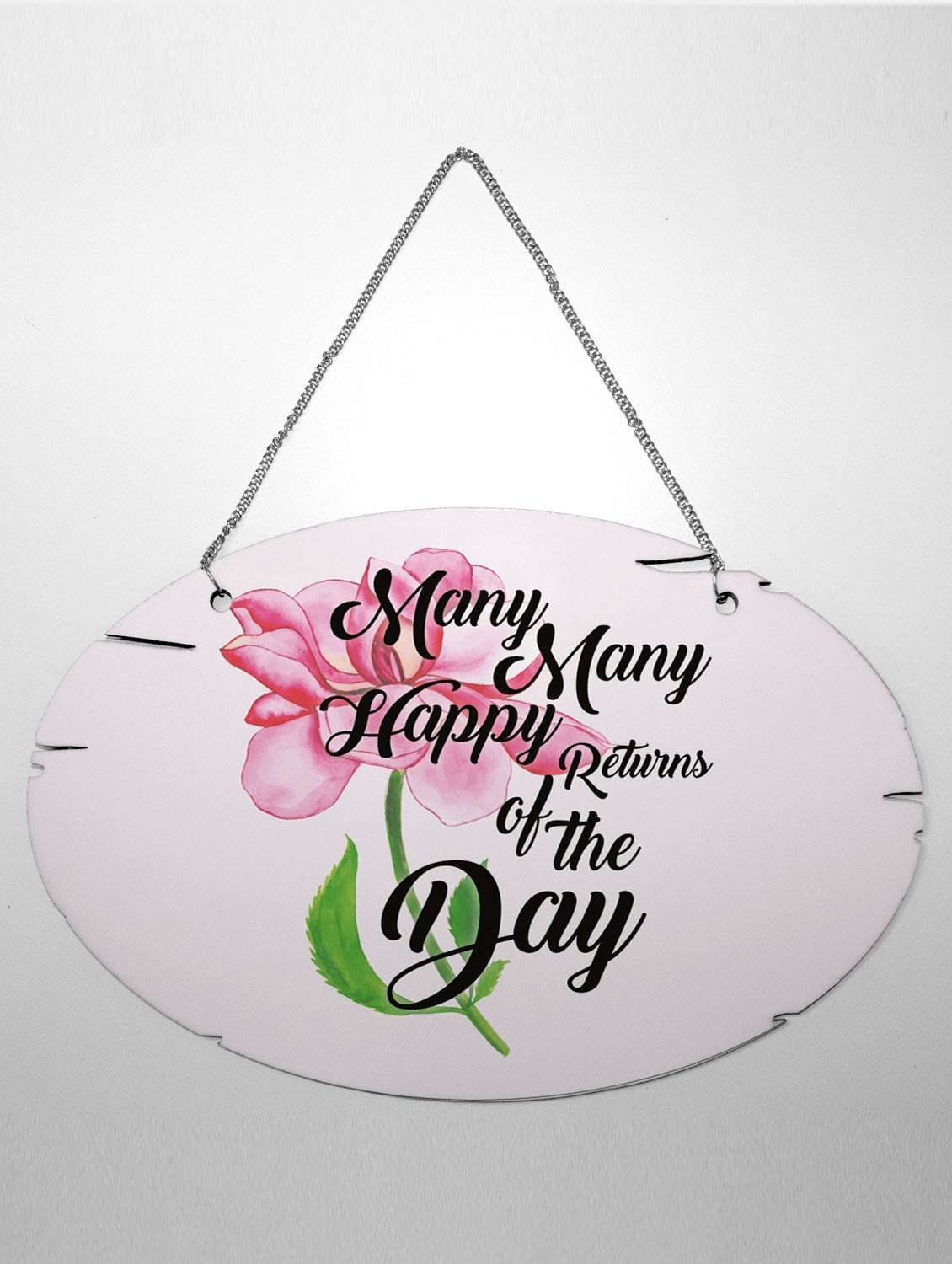 bloggers are born in august printed wall hanging board birthday gift (oval shape)|