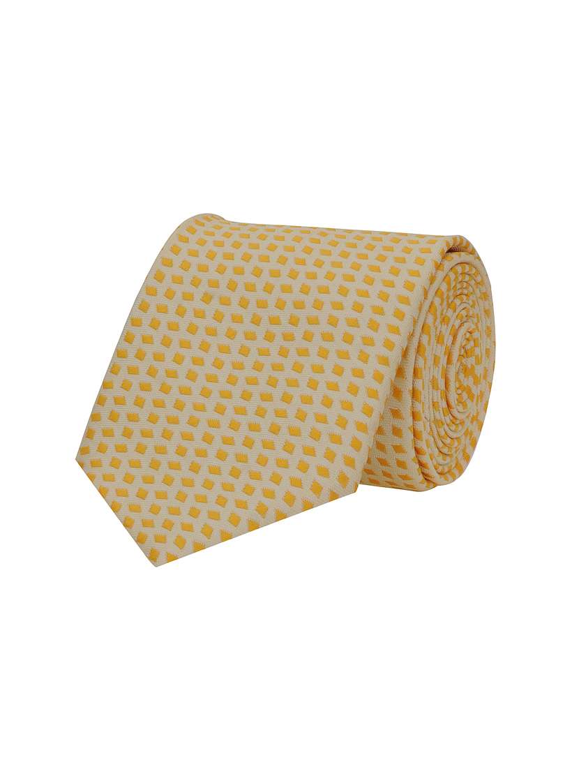 men self design polyester tie 