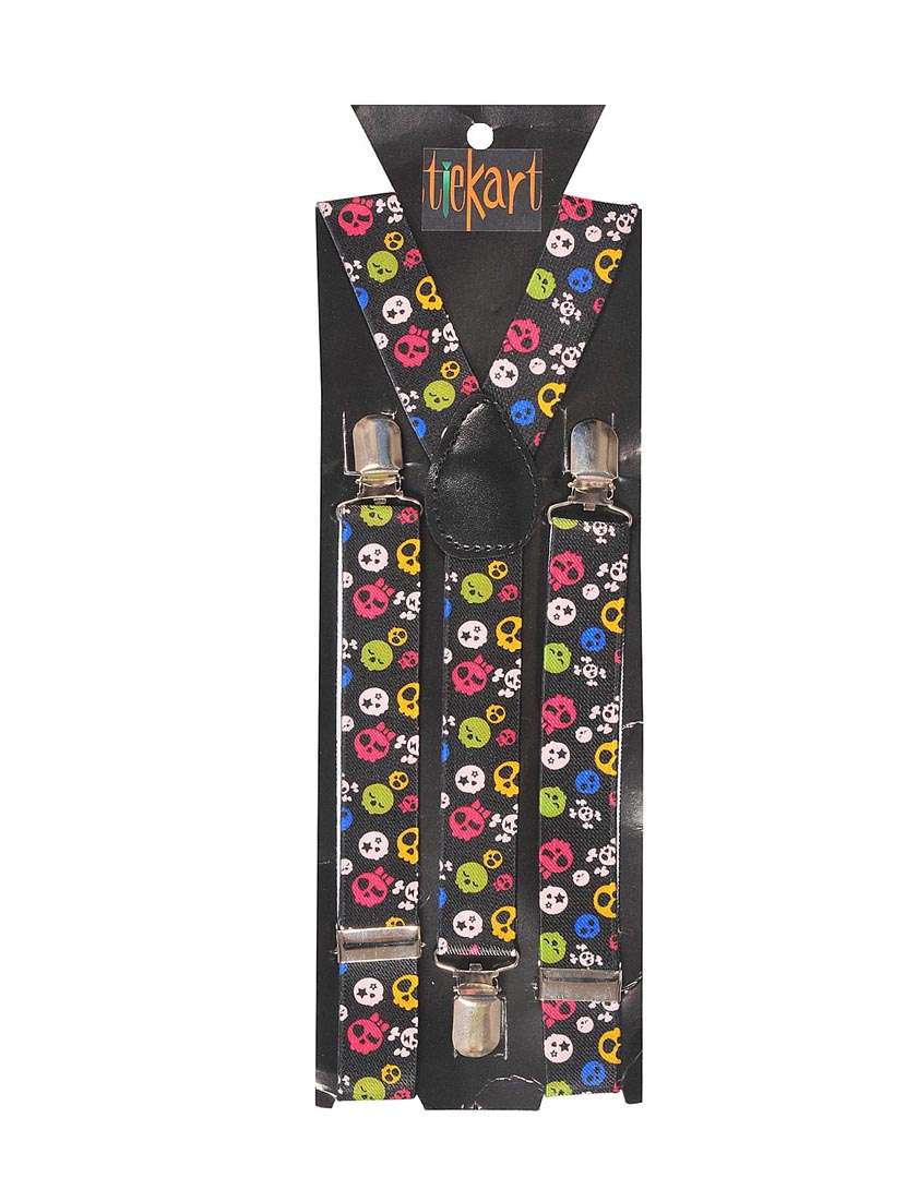 multi colored polyester suspender