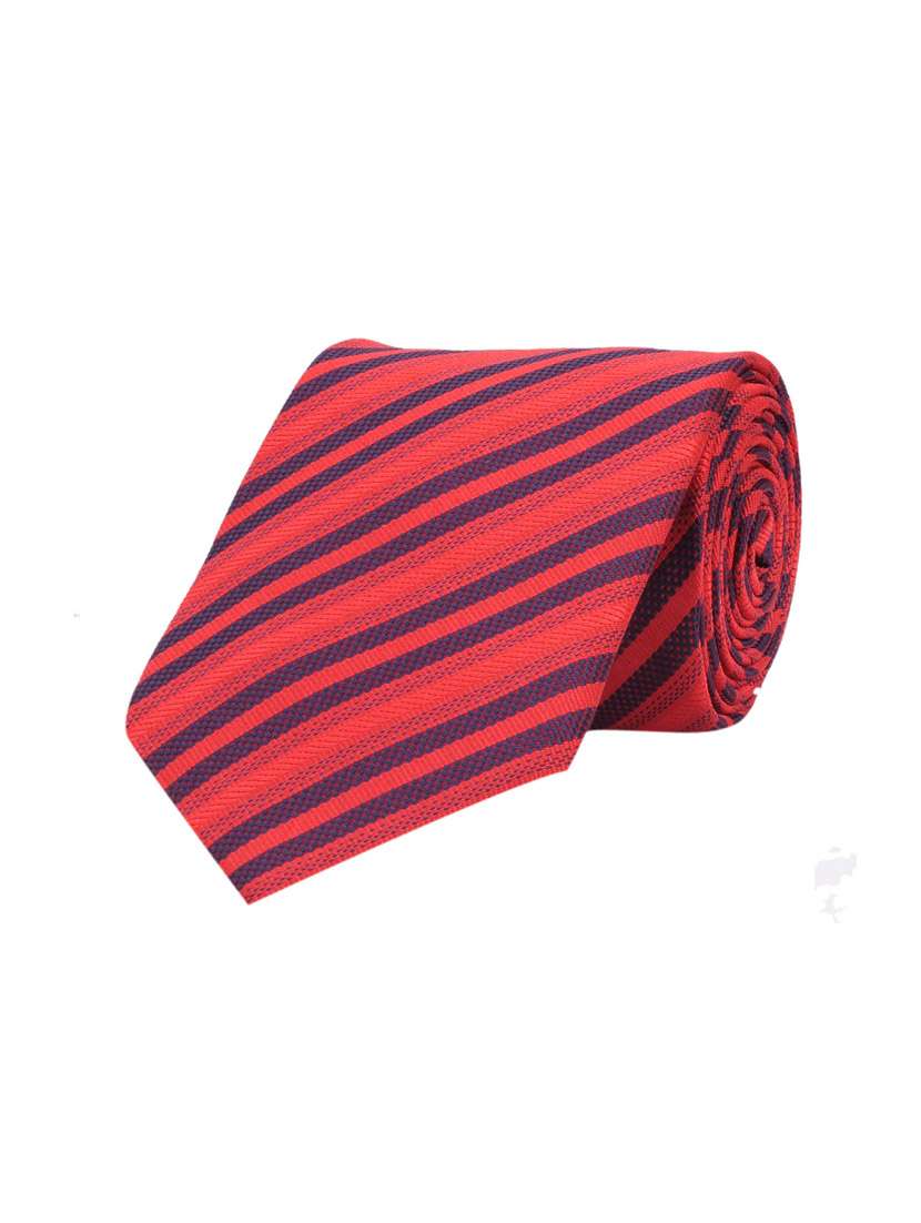 men striped polyester ties