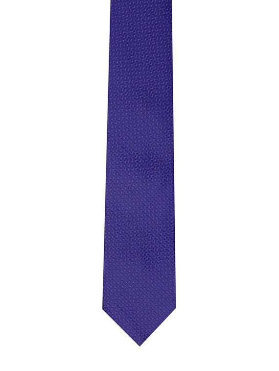 men self design polyester tie 
