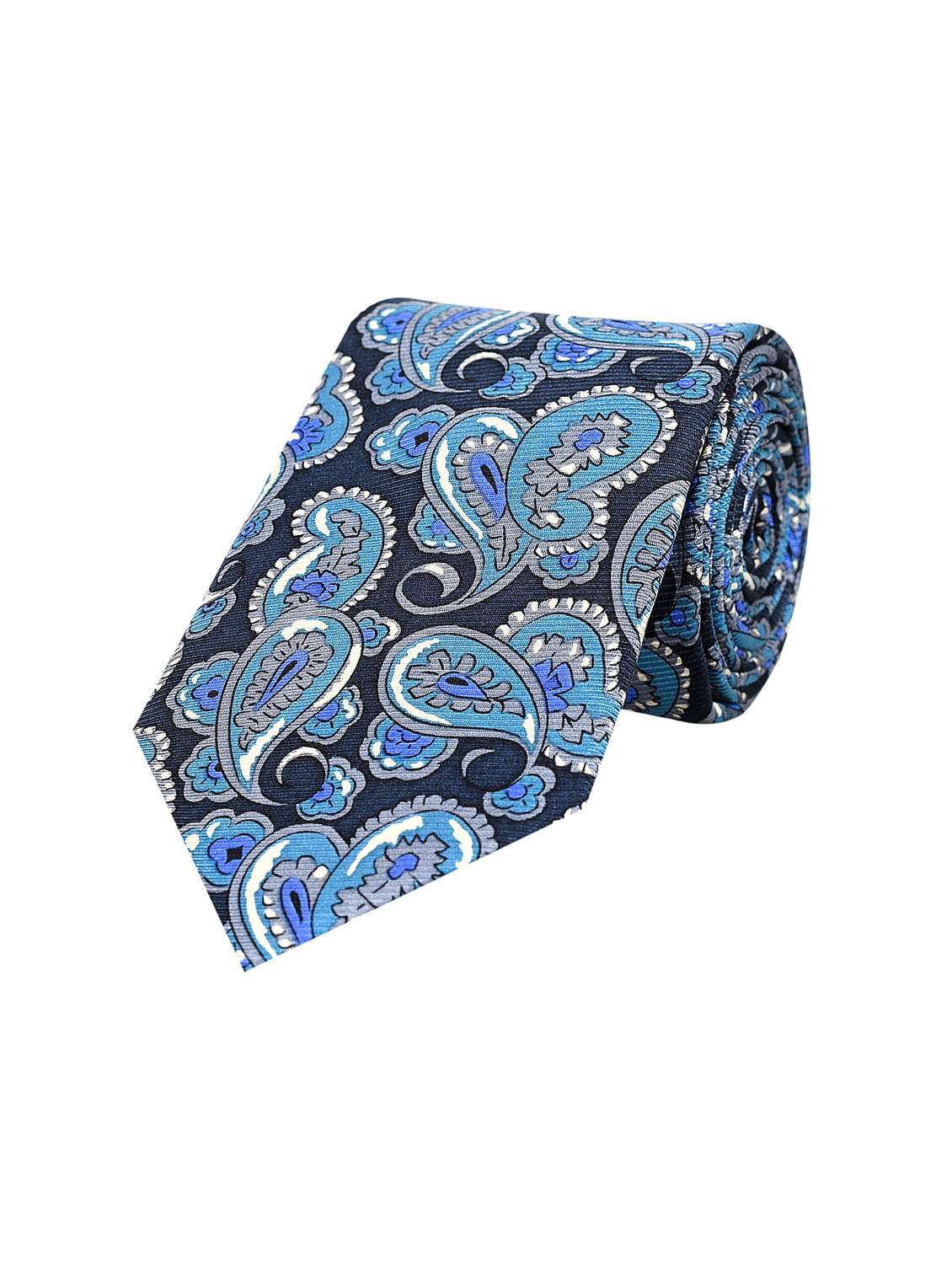 men printed silk tie 