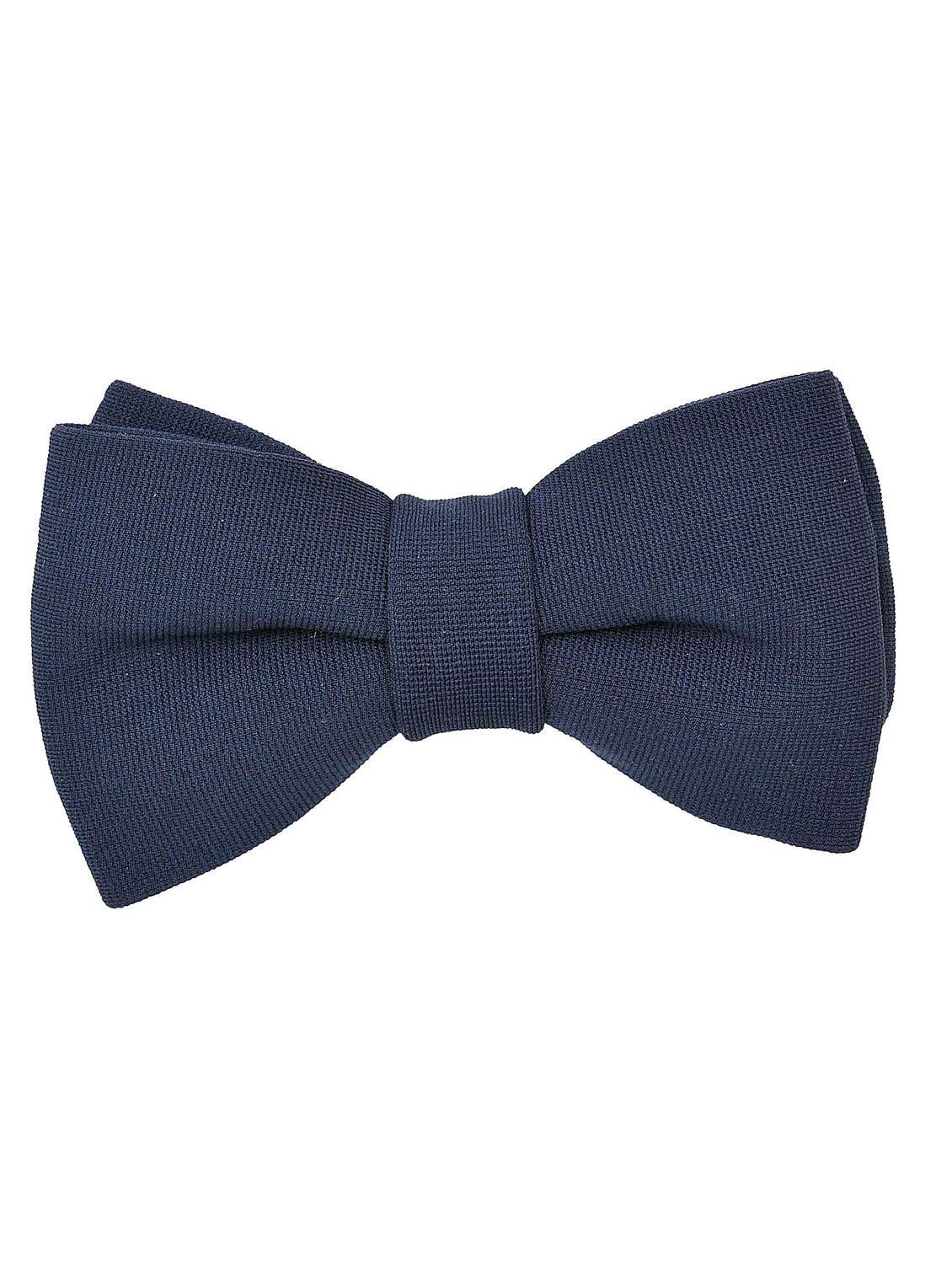men textured linen bow tie