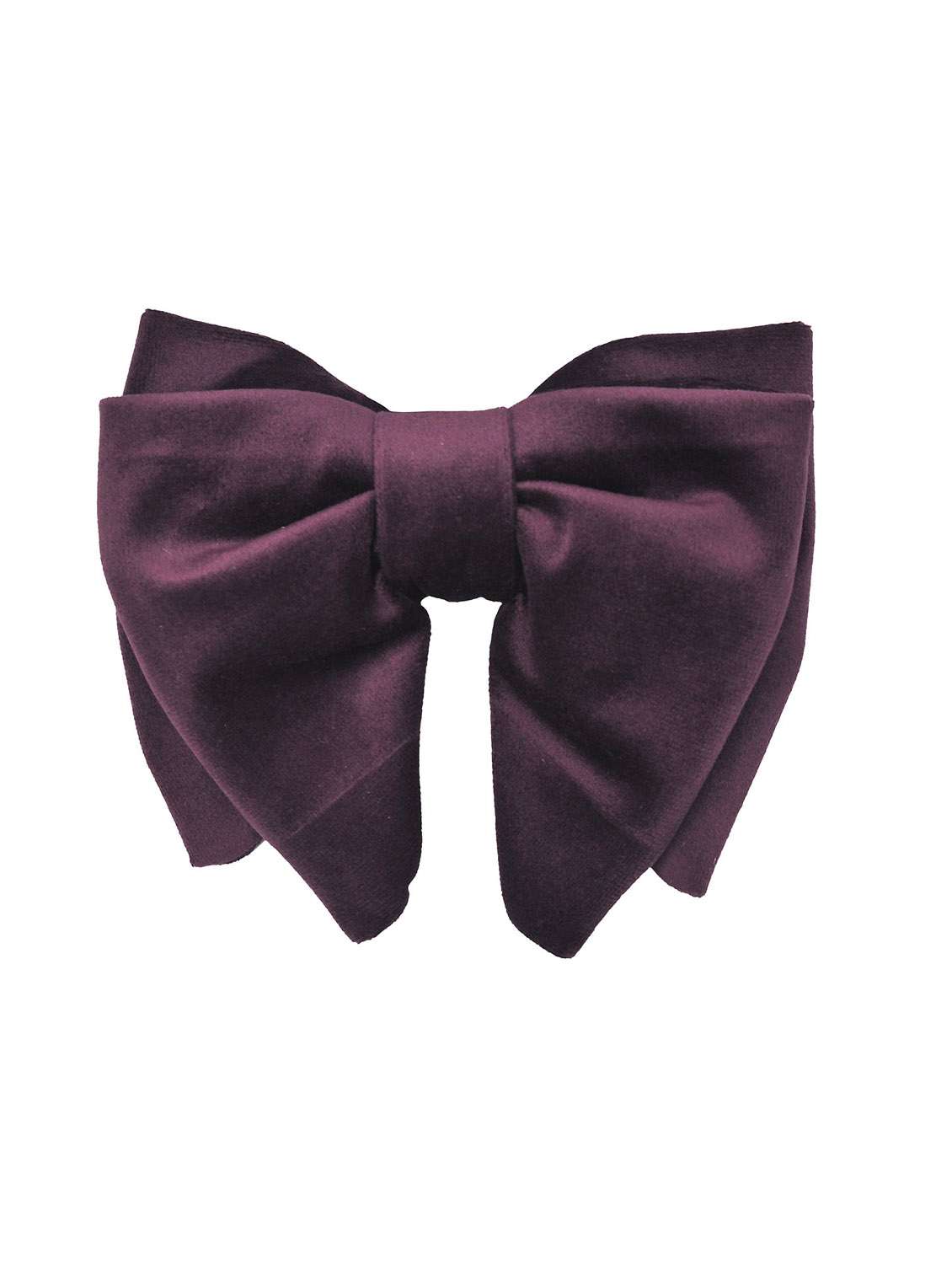men plain velvet bow tie