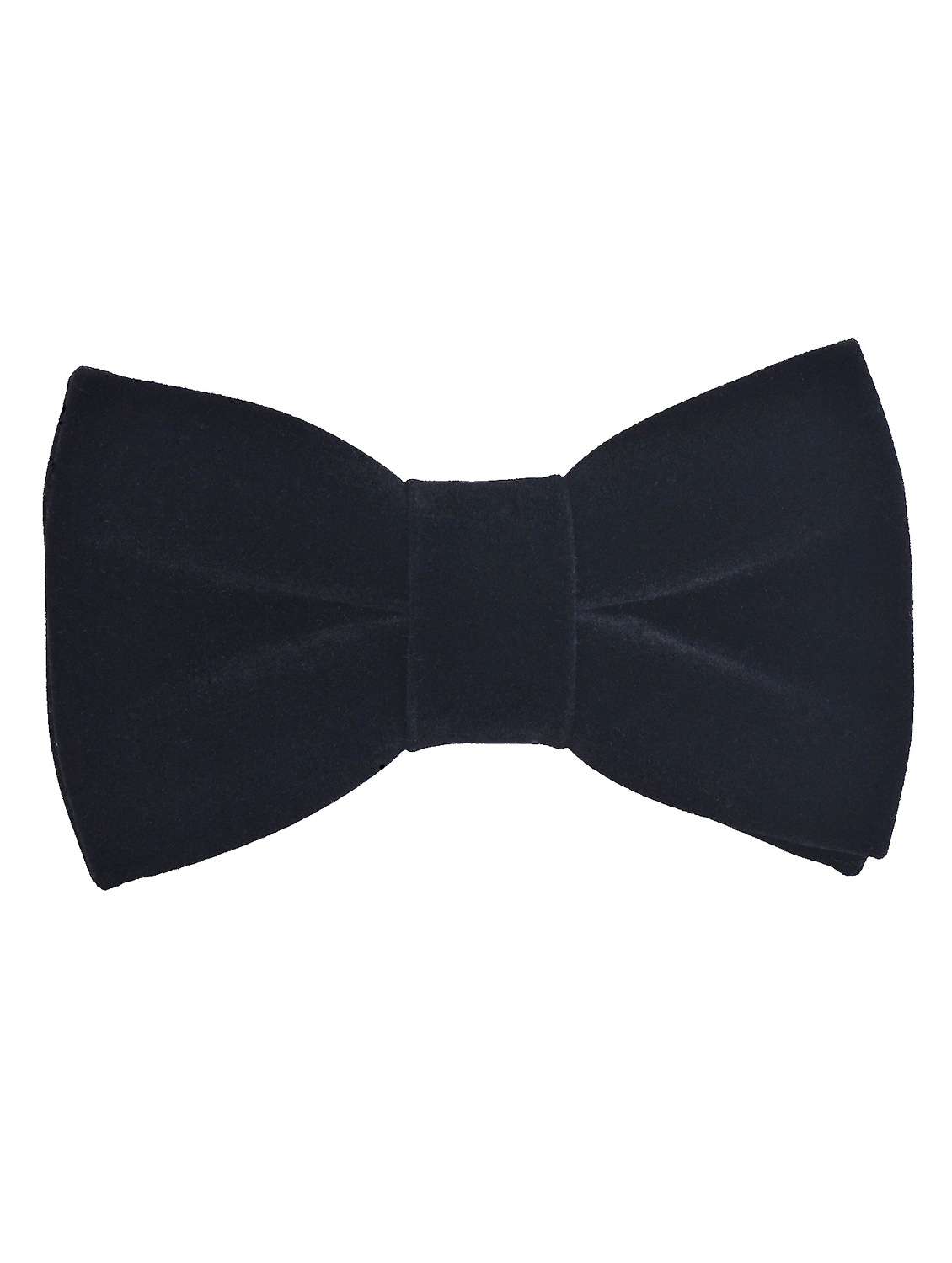 black velvet bow tie